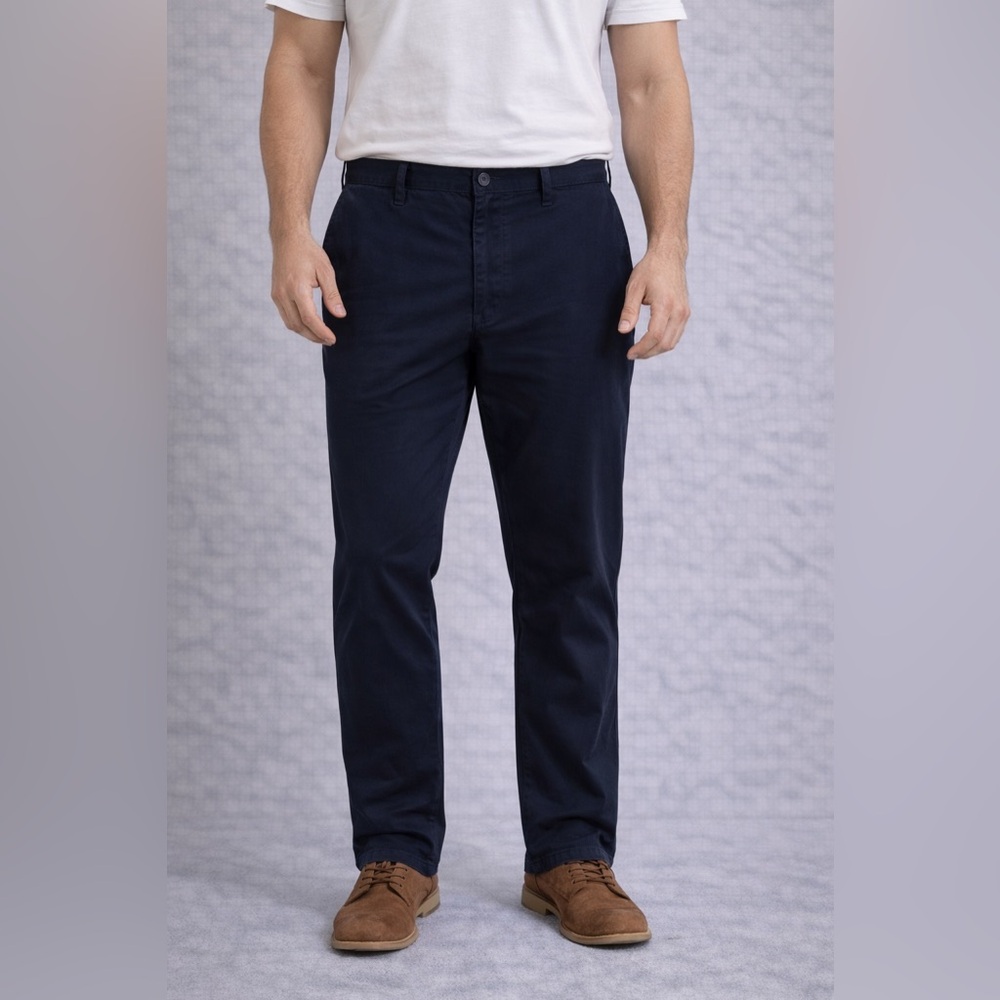 Armani Exchange A|X Mens Blue Flat
Front Straight Pants Sz 38